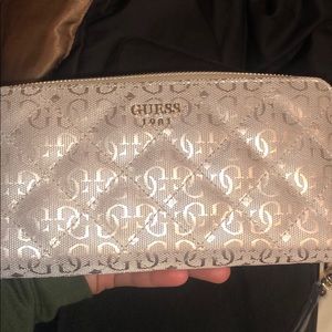 A pink wallet